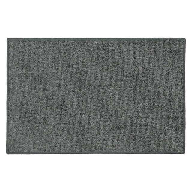 JVL Eden Grey Indoor Machine Washable Doormat 50 x 80cm - JVL Homewares - Wilko - image 1