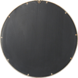 MirrorOutlet Summer Orchid Metal Circular Garden Mirror 90 x 90cm - Size: 90 x 90 x 3cm - Cream - Wilko - thumbnail 4