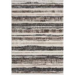 Desire Rugs Eleanor Mocha Striped Embossed Rug 200 x 290cm - Size: 290 x 200 x 2cm - Brown - Wilko - thumbnail 1