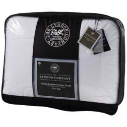 The Lyndon Company King Size Natural Goose Feather and Down Duvet 10.5 Tog - White - Wilko