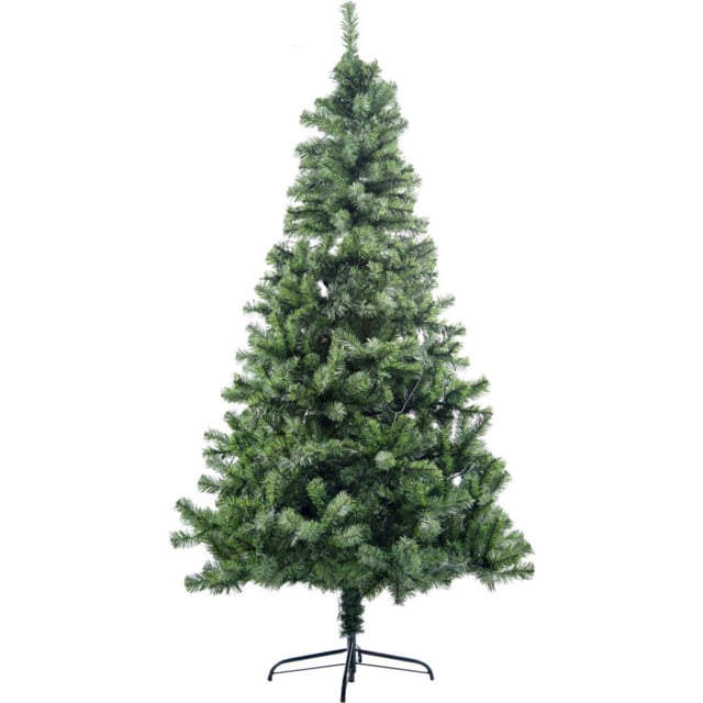 Shatchi Green Warm White LED Pre Lit Alaskan Pine Artificial Christmas Tree 4ft - Wilko - image 1