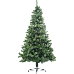 Shatchi Green Warm White LED Pre Lit Alaskan Pine Artificial Christmas Tree 4ft - Wilko