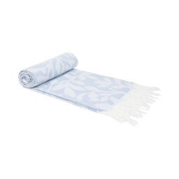 Aria Jacquard Foliage Throw Blue - Divante - Wilko - thumbnail 5