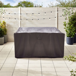 Furniturebox Dominica 6 Seater Garden Dining Set Brown - Wilko - thumbnail 3