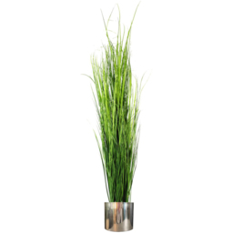 Leaf Polished Silver Metal Planter 20 x 18cm - Size: 18 x 20 x 20cm - Wilko - thumbnail 6