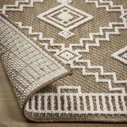 Origins Atlas Diamond Coffee Rug 200 x 290cm - Brown - Wilko - thumbnail 4