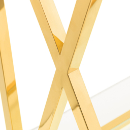 Julian Bowen Miami Gold Console Table - Size: 40 x 120 x 75cm - Wilko - thumbnail 7