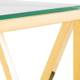 Julian Bowen Miami Gold Console Table - Size: 40 x 120 x 75cm - Wilko - thumbnail 5