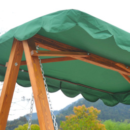 Outsunny 3 Seater Swing Chair Green - Size: 185 x 130 x 200cm - Wilko - thumbnail 5