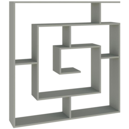 FWStyle Labirent Multi Shelf Ash Green Maze Inspired Room Divider Shelving Unit - Size: 129 x 125 x 22cm - Wilko - thumbnail 3