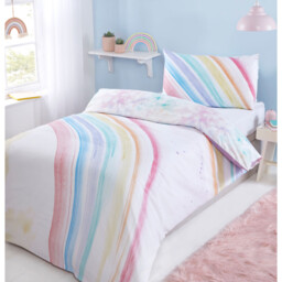 Over The Rainbow Single Multicolour Duvet Set - Wilko - thumbnail 4