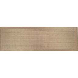 Eselle Jute Effect Weave Runner 60 x 230cm - Size: 230 x 60 x 0.5cm - Brown - Wilko - thumbnail 1