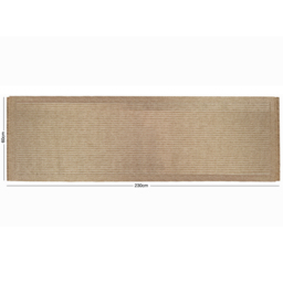 Eselle Jute Effect Weave Runner 60 x 230cm - Size: 230 x 60 x 0.5cm - Brown - Wilko - thumbnail 6