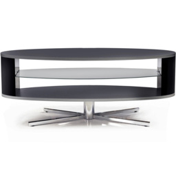 MDA Designs Orbit 2 Shelf Black TV Cabinet - Size: 41 x 110 x 38cm - Wilko - thumbnail 3