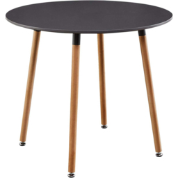 Kosy Koala 4 Seater Plastic and Faux Leather Round Dining Set Grey - Portland - Wilko - thumbnail 3