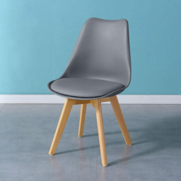 Kosy Koala 4 Seater Plastic and Faux Leather Round Dining Set Grey - Portland - Wilko - thumbnail 5