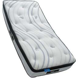 Sareer Matrah Double Gel Open Coil Mattress - White - Wilko - thumbnail 1