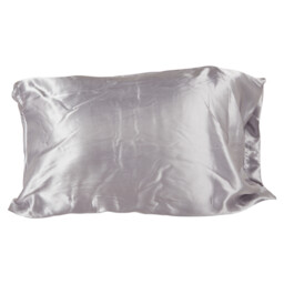 Satin Pillow with Pilowcase - Silver - Size: Single - The Scott Feather Company - Wilko - thumbnail 3