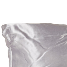 Satin Pillow with Pilowcase - Silver - Size: Single - The Scott Feather Company - Wilko - thumbnail 4