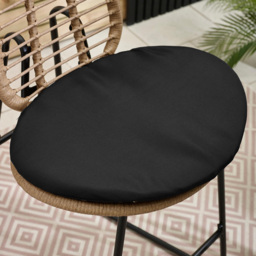 Furniturebox Rio Light Brown and Black Rattan Outdoor Bar Set - Wilko - thumbnail 3