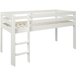 Noomi Nora White Mid Sleeper Bed Workstation Cabin with Pull-Out Desk and Storage - Size: 116.5 x 105.4 x 206.1cm - Wilko - thumbnail 5