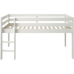 Noomi Nora White Mid Sleeper Bed Workstation Cabin with Pull-Out Desk and Storage - Size: 116.5 x 105.4 x 206.1cm - Wilko - thumbnail 6