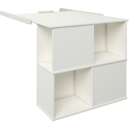 Noomi Nora White Mid Sleeper Bed Workstation Cabin with Pull-Out Desk and Storage - Size: 116.5 x 105.4 x 206.1cm - Wilko - thumbnail 7