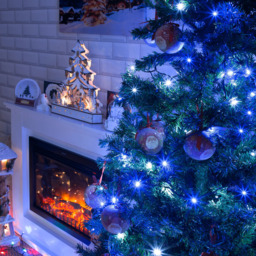 The Christmas Workshop 100 Blue and White LED String Light - Wilko - thumbnail 6