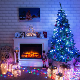 The Christmas Workshop 100 Blue and White LED String Light - Wilko - thumbnail 7