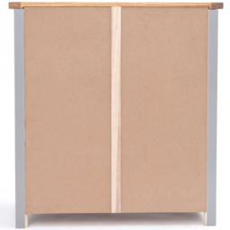 Mirano 4 Drawer Grey Chest of Drawers with Brass Knob and Legs - Wilko - thumbnail 7
