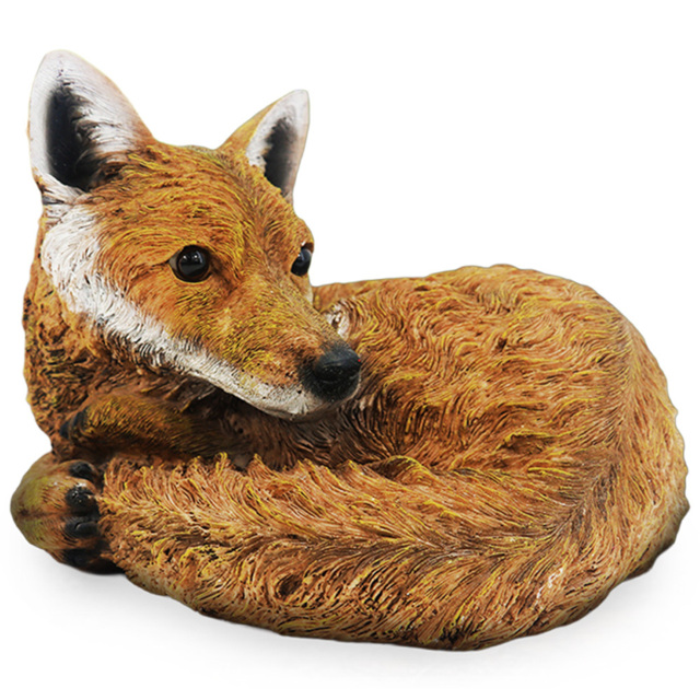 Avilo Curled Up Fox Decoration - Size: 19.5 x 27.5 x 23.2cm - n/a - Wilko - image 1