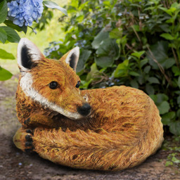 Avilo Curled Up Fox Decoration - Size: 19.5 x 27.5 x 23.2cm - n/a - Wilko - thumbnail 4