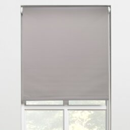 Plain Blackout Roller Blinds Light Grey 180cm - Wilko - thumbnail 1