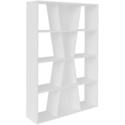Seconique Naples 12 Shelf White Medium Bookcase - Wilko - thumbnail 3