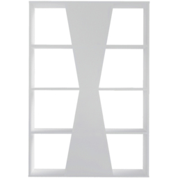 Seconique Naples 12 Shelf White Medium Bookcase - Wilko - thumbnail 5