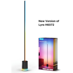 Govee RGBICWW LED Black Smart Cylinder Floor Lamp - Size: 174 x 26 x 26cm - Multi - Wilko - thumbnail 4