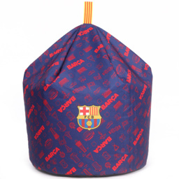 Kaikoo Barcelona Blue and Red Print Bean Bag - Size: 60  x 60  x 80cm - multi - Wilko - thumbnail 3