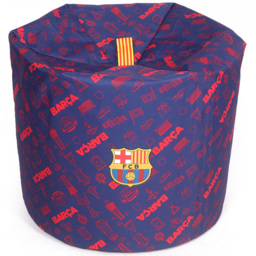 Kaikoo Barcelona Blue and Red Print Bean Bag - Size: 60  x 60  x 80cm - multi - Wilko - thumbnail 7