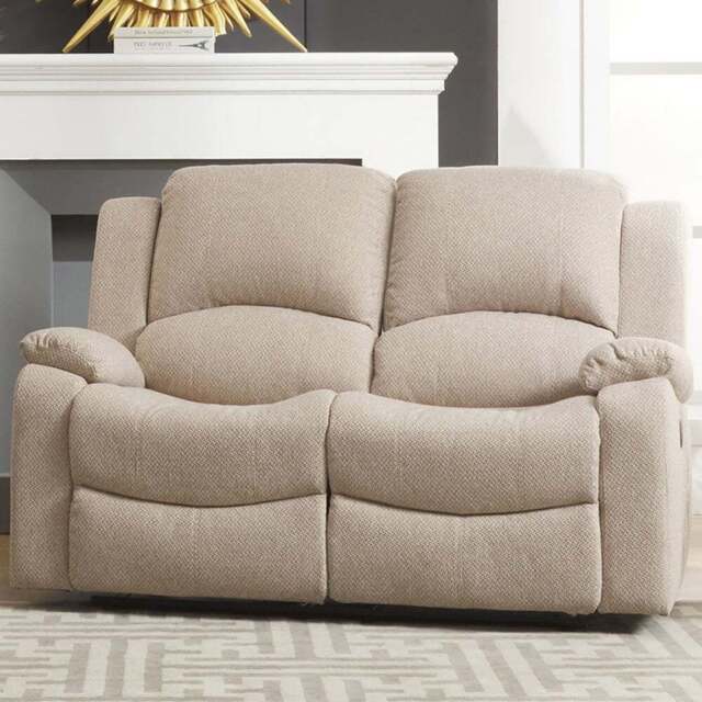 Marldon 2 Seater Beige Electric Recliner Sofa - Cream - Artemis Home - Wilko - image 1