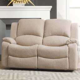 Marldon 2 Seater Beige Electric Recliner Sofa - Cream - Artemis Home - Wilko
