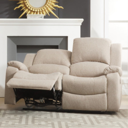 Marldon 2 Seater Beige Electric Recliner Sofa - Cream - Artemis Home - Wilko - thumbnail 3