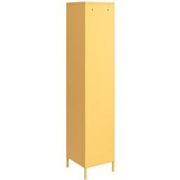 Novogratz Cache Single Door Yellow Metal Locker Storage Cabinet - Size: 184 x 38 x 40cm - Wilko - thumbnail 6