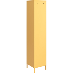Novogratz Cache Single Door Yellow Metal Locker Storage Cabinet - Size: 184 x 38 x 40cm - Wilko - thumbnail 5