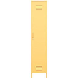Novogratz Cache Single Door Yellow Metal Locker Storage Cabinet - Size: 184 x 38 x 40cm - Wilko - thumbnail 4