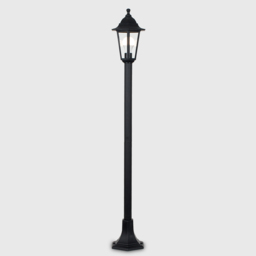 ValueLights Mayfair Set of 2 Black Warm White Bulb Bollard Lights - Size: 120 x 17 x 16.5cm - Wilko - thumbnail 6