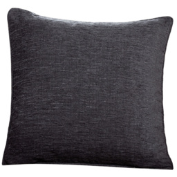 Delphine Chenille Cushion Charcoal - Wilko - thumbnail 1