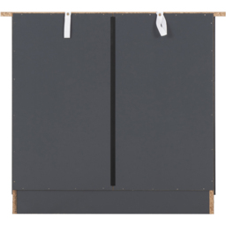 Seconique Portland 3 Drawer Grey and Oak Effect Chest of Drawers - Wilko - thumbnail 7