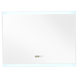 Living and Home White 2 Sided LED Vanity Mirror - Size: 97 x 73cm - Wilko - thumbnail 4
