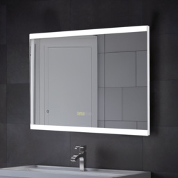 Living and Home White 2 Sided LED Vanity Mirror - Size: 97 x 73cm - Wilko - thumbnail 7