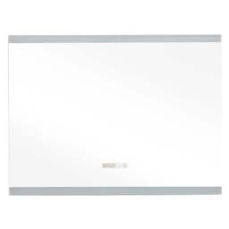 Living and Home White 2 Sided LED Vanity Mirror - Size: 97 x 73cm - Wilko - thumbnail 1